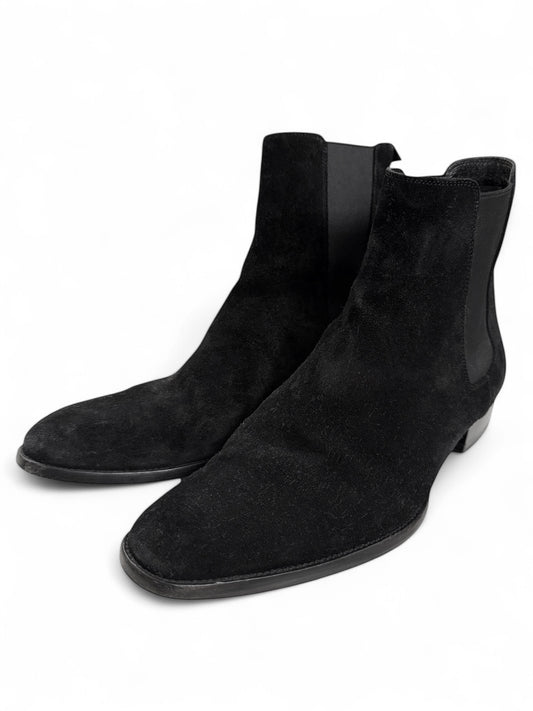 Wyatt Chelsea Suede Black Boot