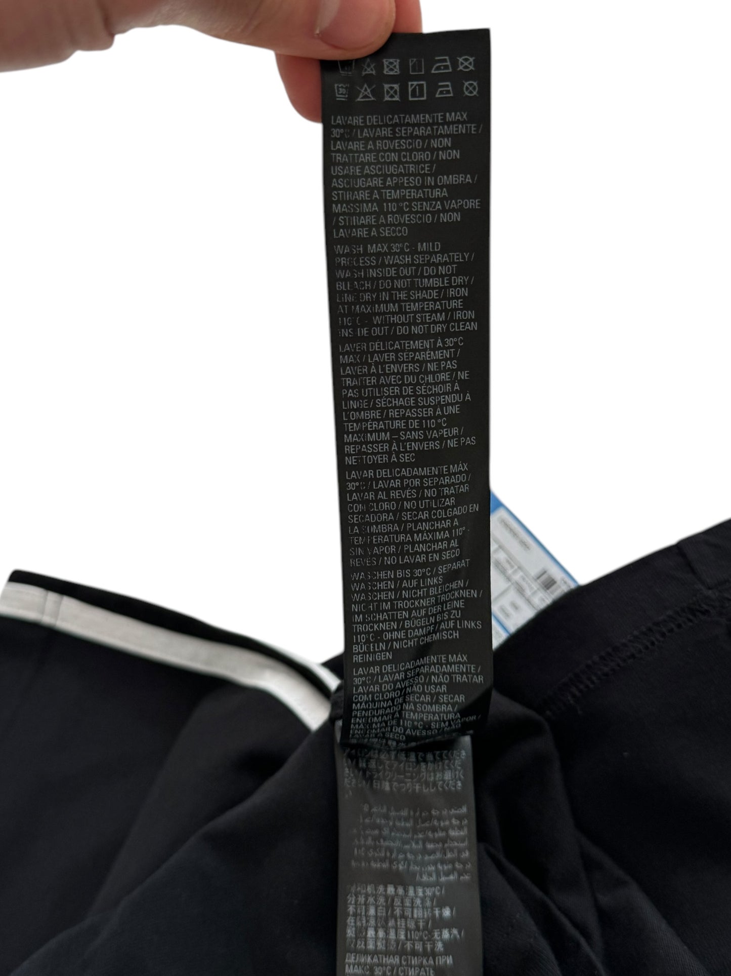 Embroidered Adidas Black Logo