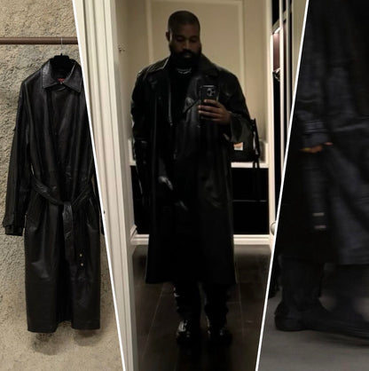 2025 Alternate Leather Paper Trench Coat