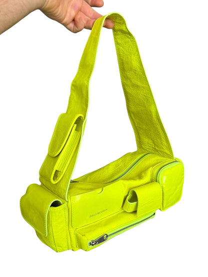 Fluo Leather Superbusy XS Cargo Bag