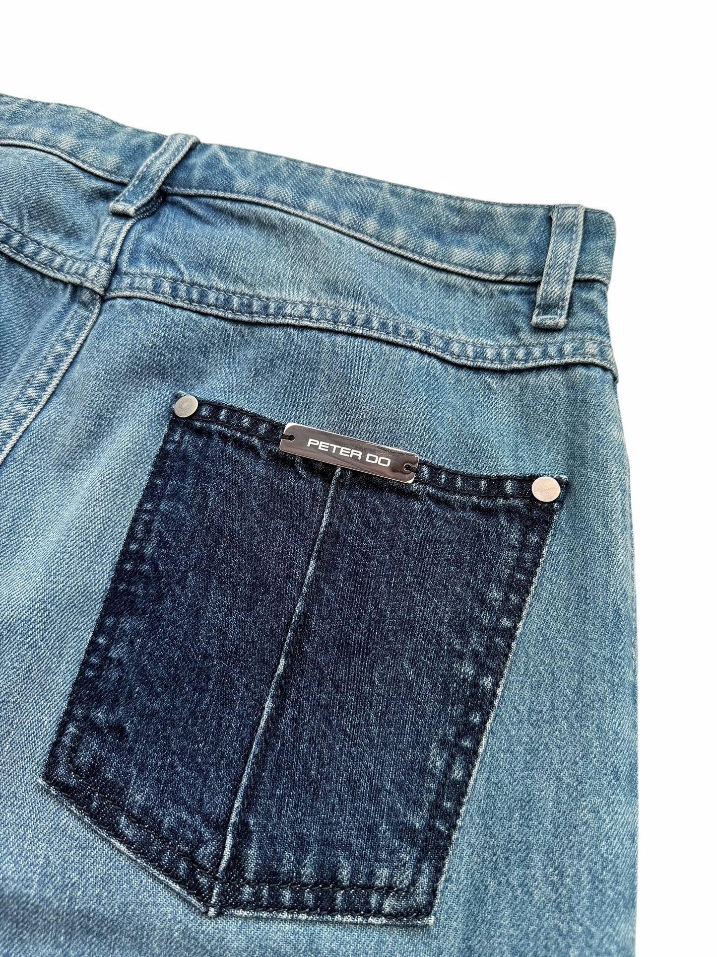 Hybrid Panel Blue Denim Jeans