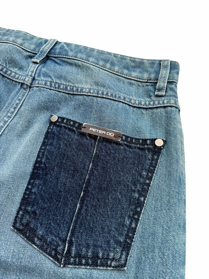 Hybrid Panel Blue Denim Jeans