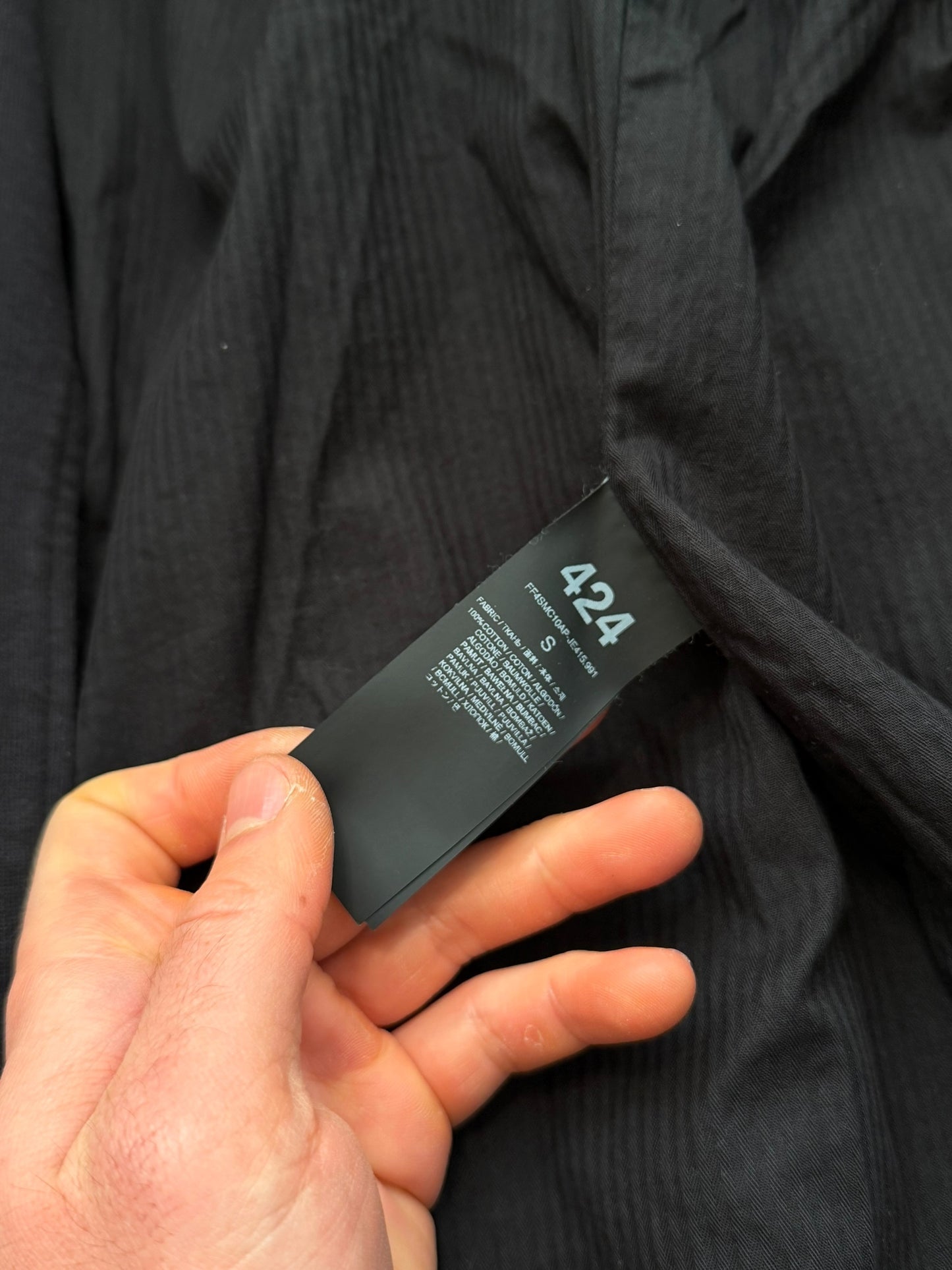 Reconstructed Sun Faded Jerseys Heavy Overcoat