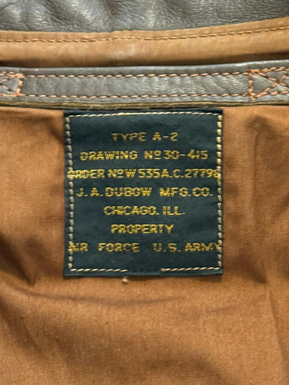 Repro A-2 Dubow Horse Leather Hand Painted Death Jacket