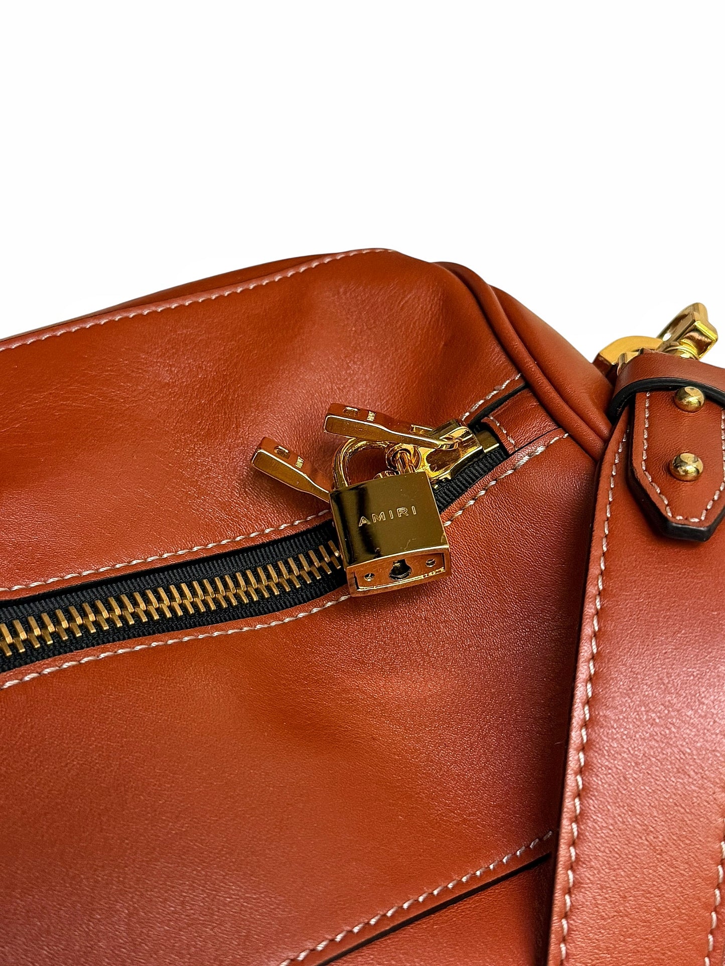 Veg Tanned Italian Leather Duffle Bag