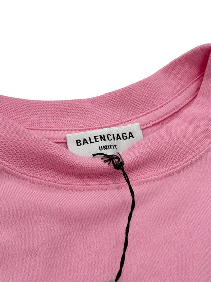 Bebe Rhinestone Crystal Pink Shirt