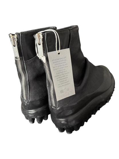 Black Dip Drip Marathon Leather Boots