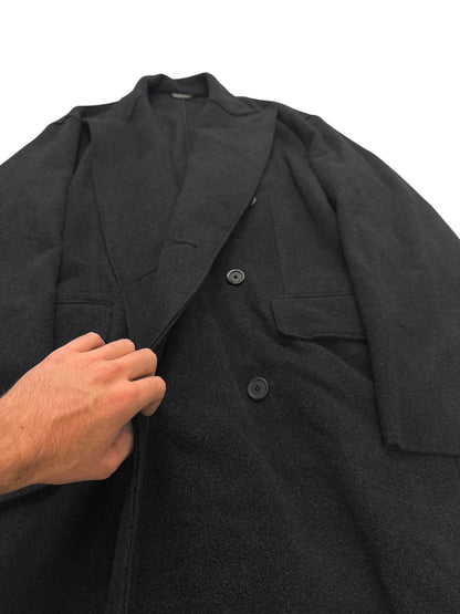 Brushed Cashmere Distressed Oversized Coat