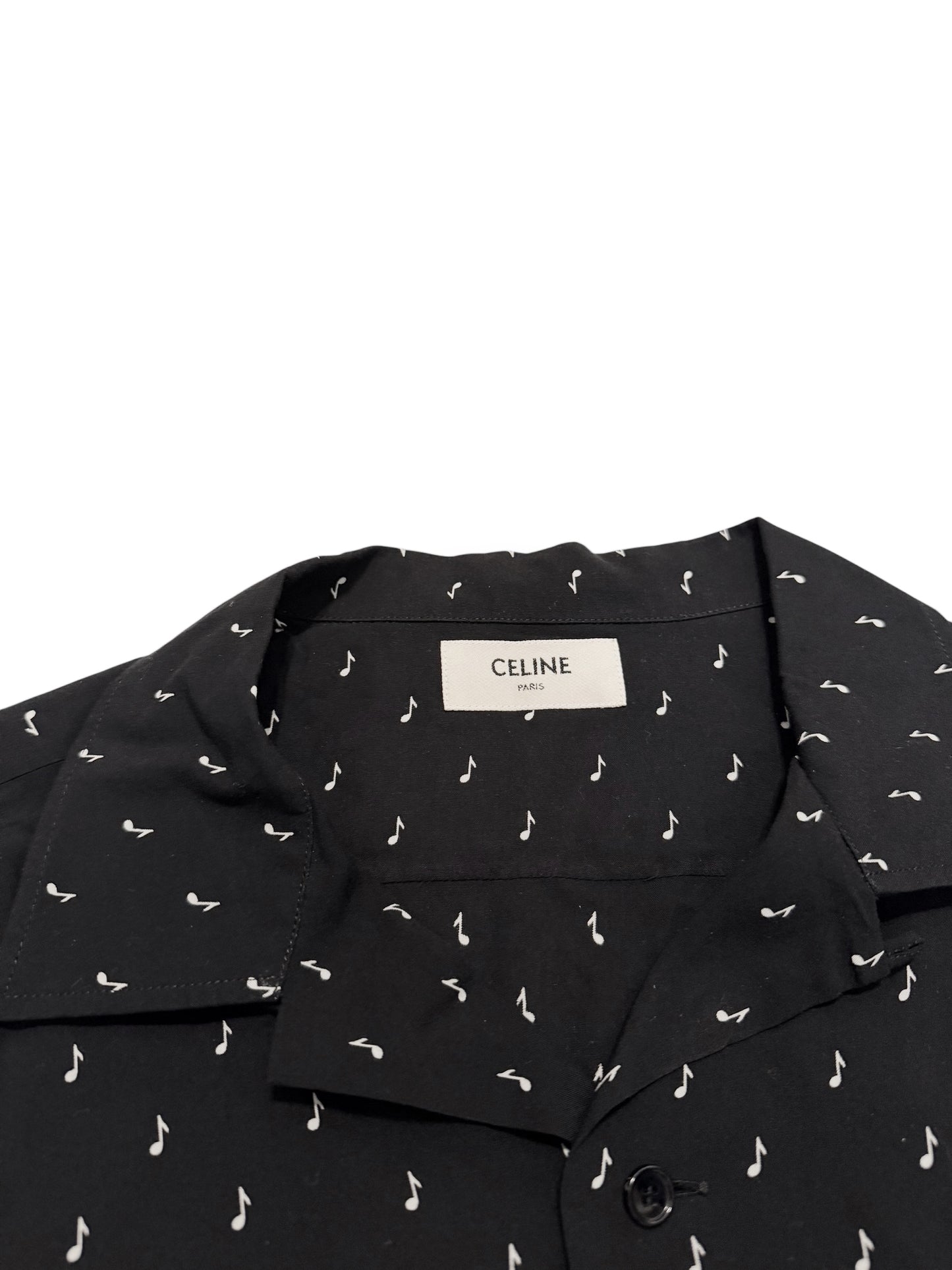 SS19 Viscose Music Notes Shirt