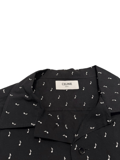 SS19 Viscose Music Notes Shirt