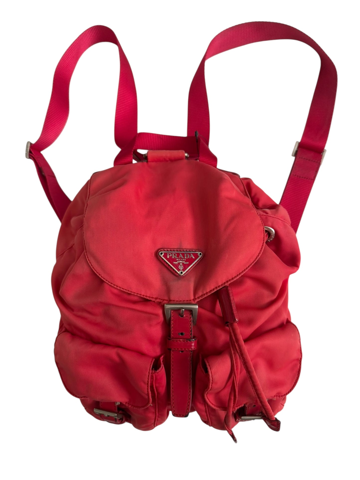 2000’s Red Nylon Rucksack Backpack