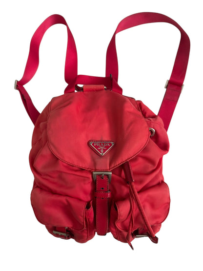 2000’s Red Nylon Rucksack Backpack