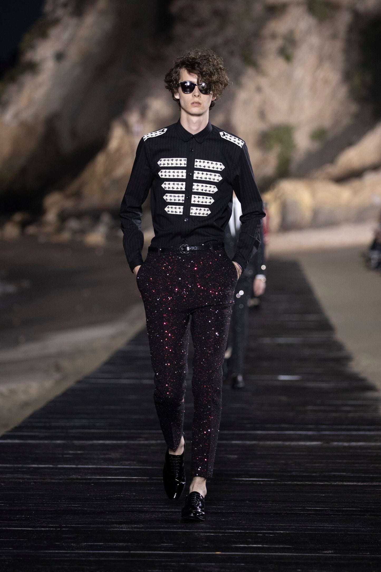 2019 Runway Sequin Trousers