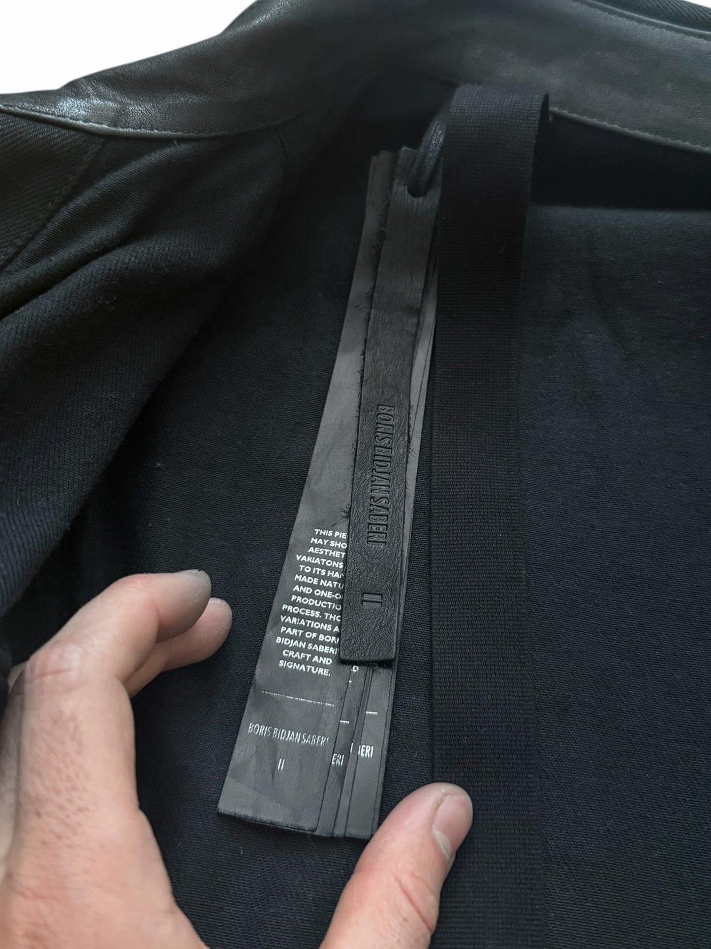 Tejana Horse Leather Trucker Parachute Jacket