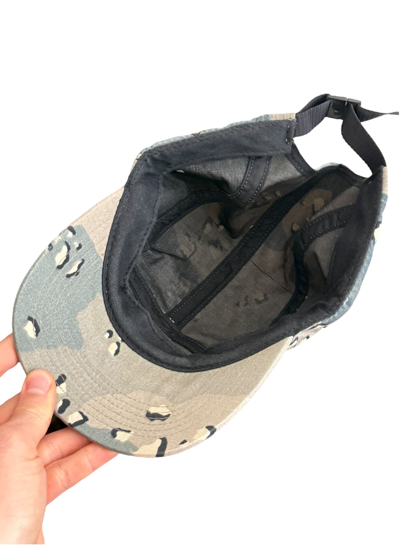 Blue Chocolate Camo Camp Cap