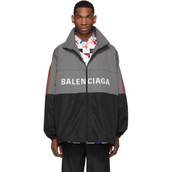 Logo Light Oversized Windbreaker Zip Jacket