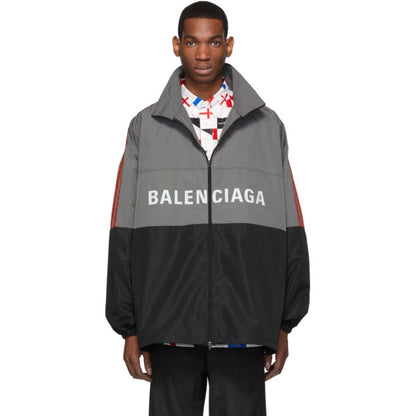 Logo Light Oversized Windbreaker Zip Jacket