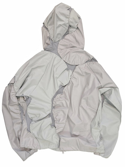 6.0 Left Patchwork Reconstructed Windbreaker Parka