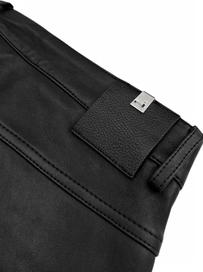 Lambskin Belt Loop Pants