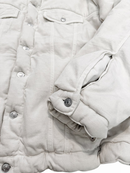 2023 Puffer White Denim Jean Jacket
