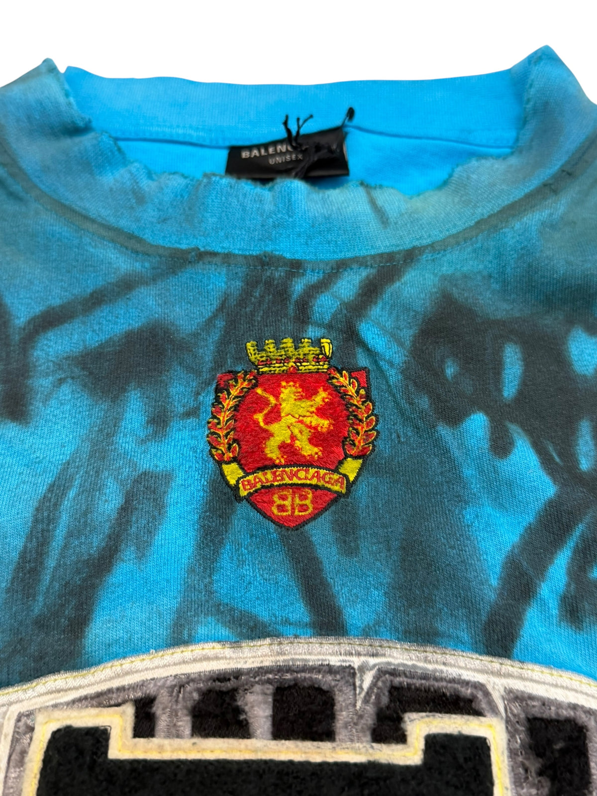 Mud Show Blue Graffiti Skater Shirt