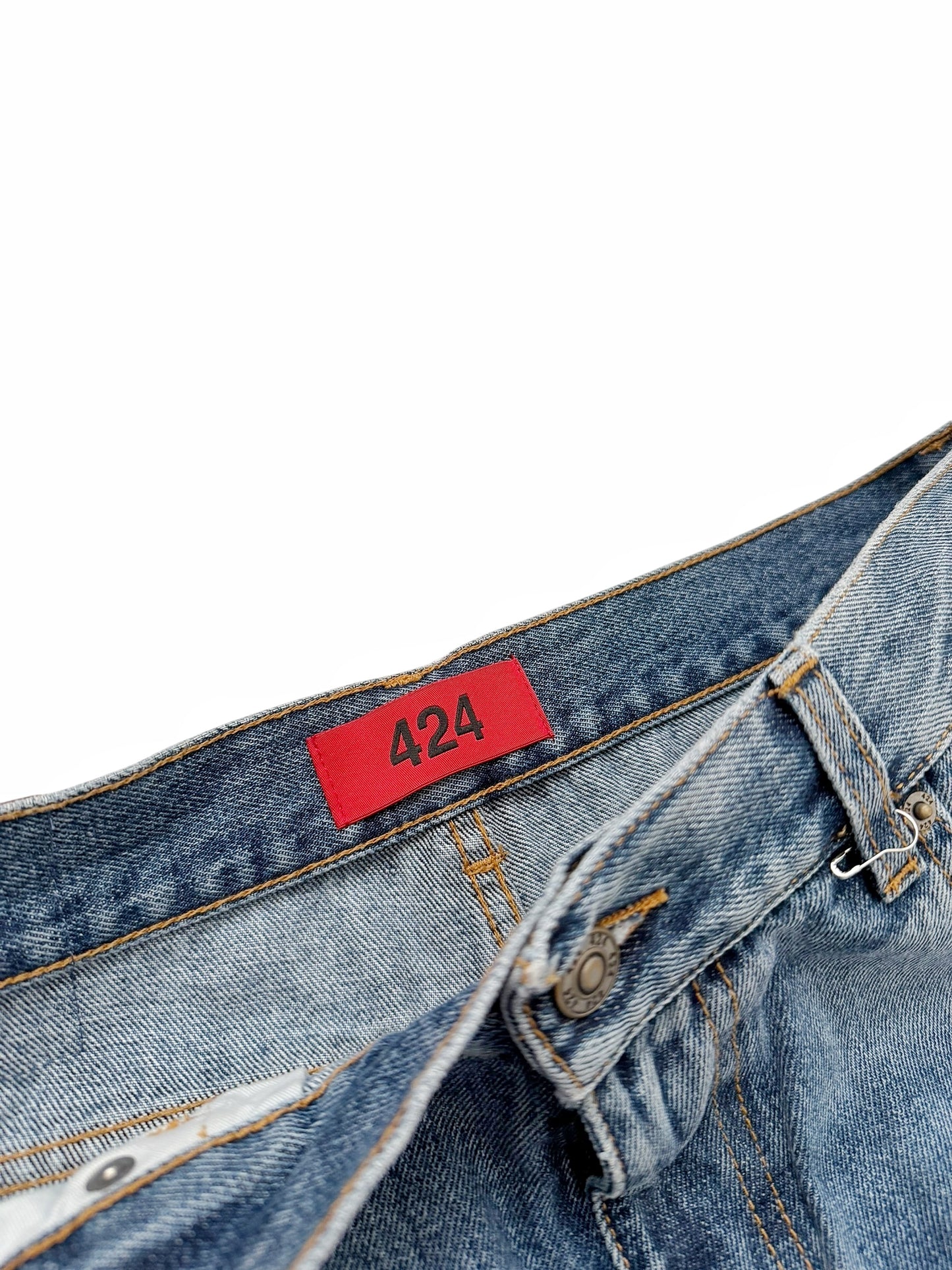 Blue 5 Pocket Denim Jeans Pants