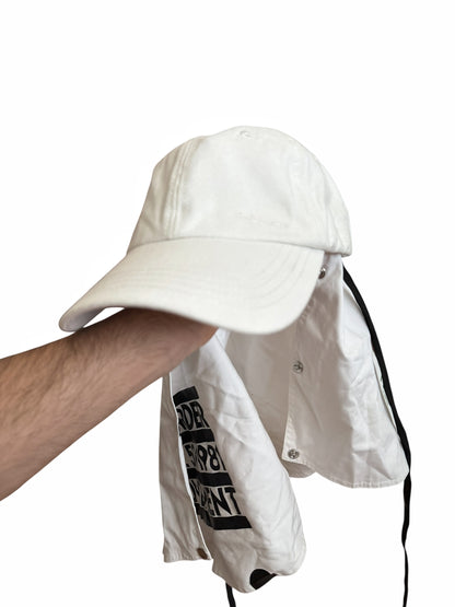 New Order Mask White Cap