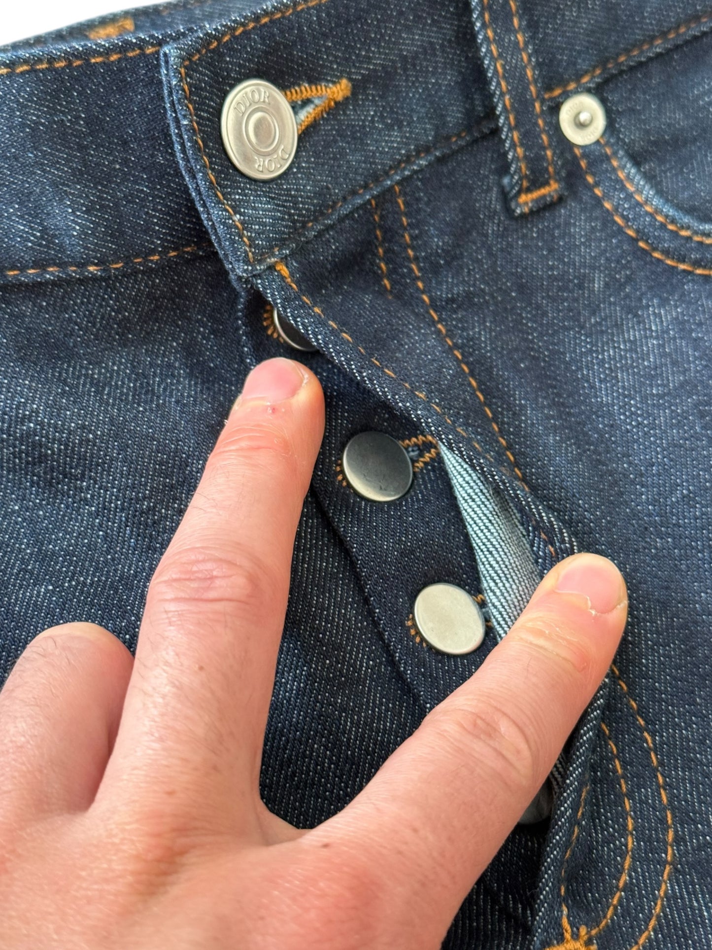 Trotter Monogram Cuff Denim