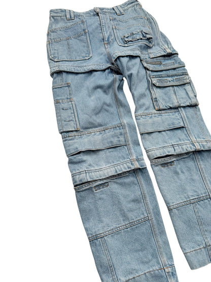 Modular Cargo Denim Jeans