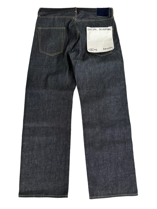 2019 Social Sculpture 13 Raw Unwashed Denim 36x30