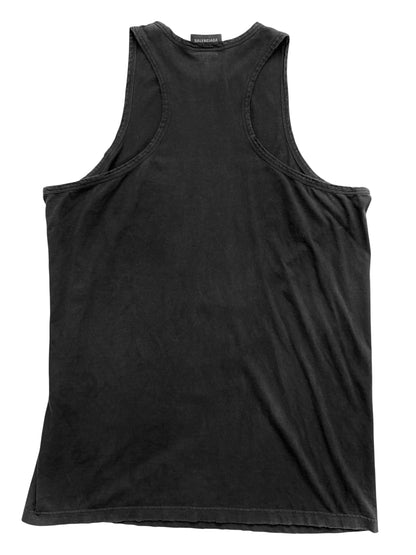 Sporty Racer Tank Neck Flap Logo