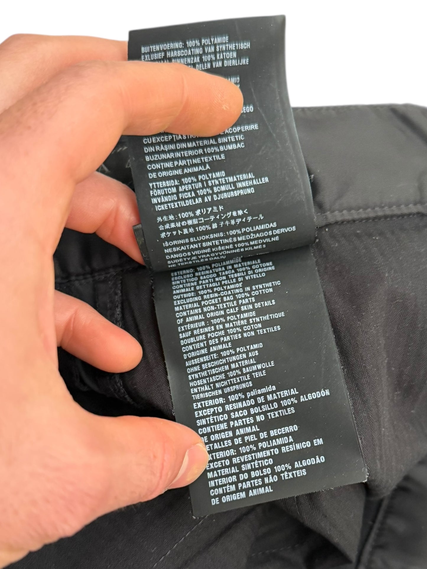 Re-Nylon Triangle Badge Logo Trouser