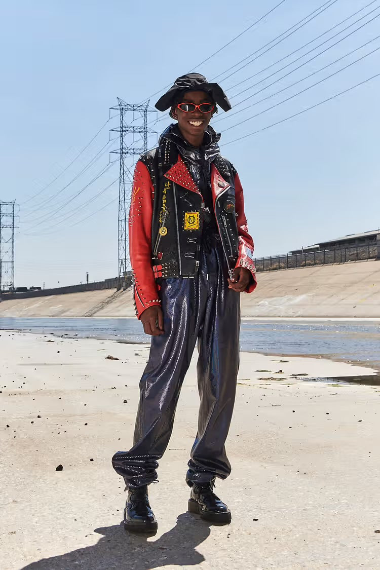 1/1 2018 Hand Customized Leather Punk Hope x Dream Future Jacket