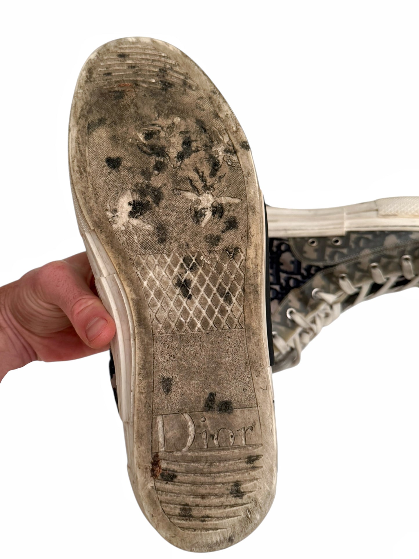 B23 Navy Hightop Sneaker