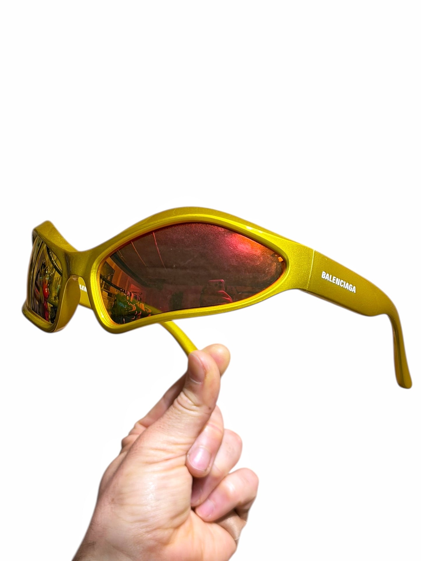 Fennec Oval XL Yellow Sunglasses