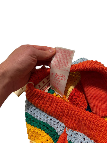 x No Vacancy Crochet Knit Shorts