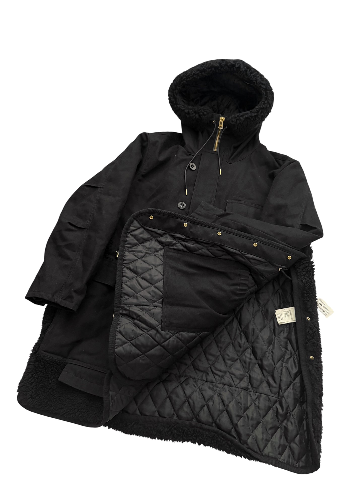 x Carhartt Collab Fur Trim Canvas Parka