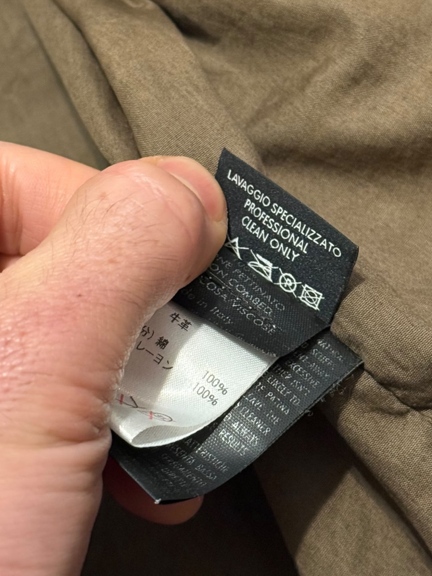 Tom Ford Era Fade Dye Leather Jacket