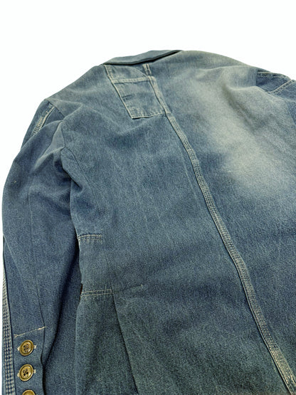 Vintage Denim DB Double Breasted Blazer Coat