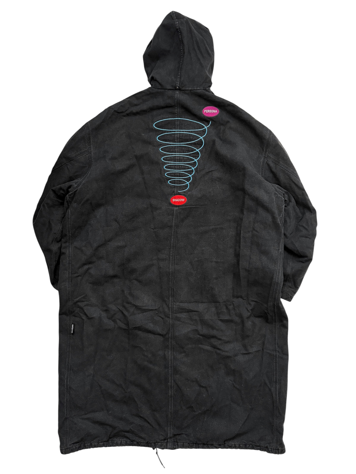 Persona Washed Denim Maxi Parka