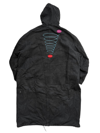 Persona Washed Denim Maxi Parka