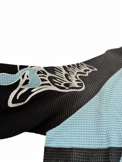 Faded Blue Flame Racer Thermal Longsleeve