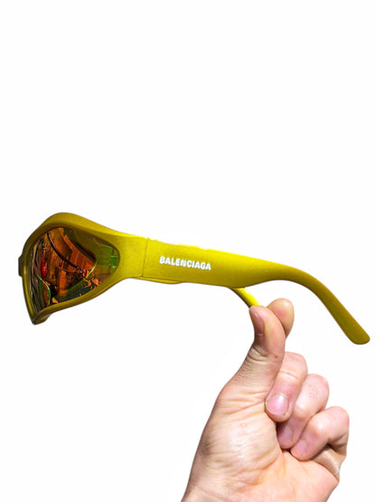 Fennec Oval XL Yellow Sunglasses