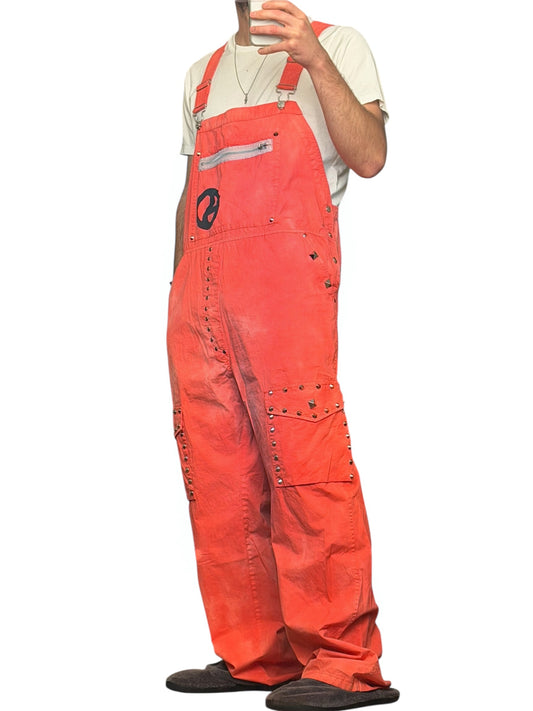Cotton Studded Dye Overalls