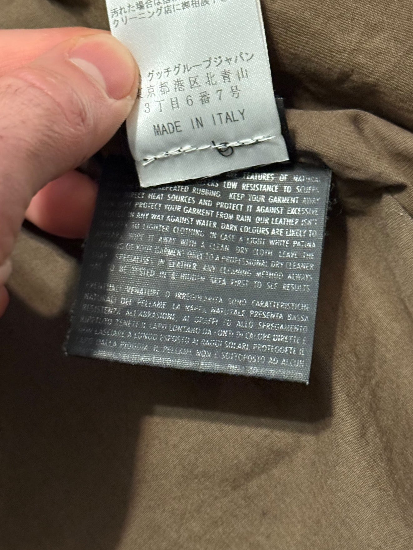 Tom Ford Era Fade Dye Leather Jacket