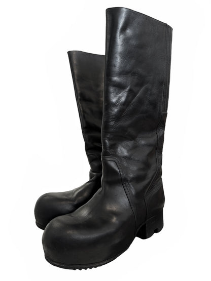 High Ballast Leather Boot (Black)