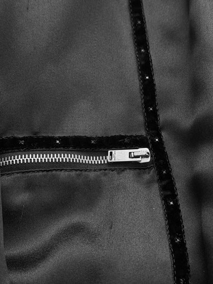 Viscose Crystal Lined Track Jacket
