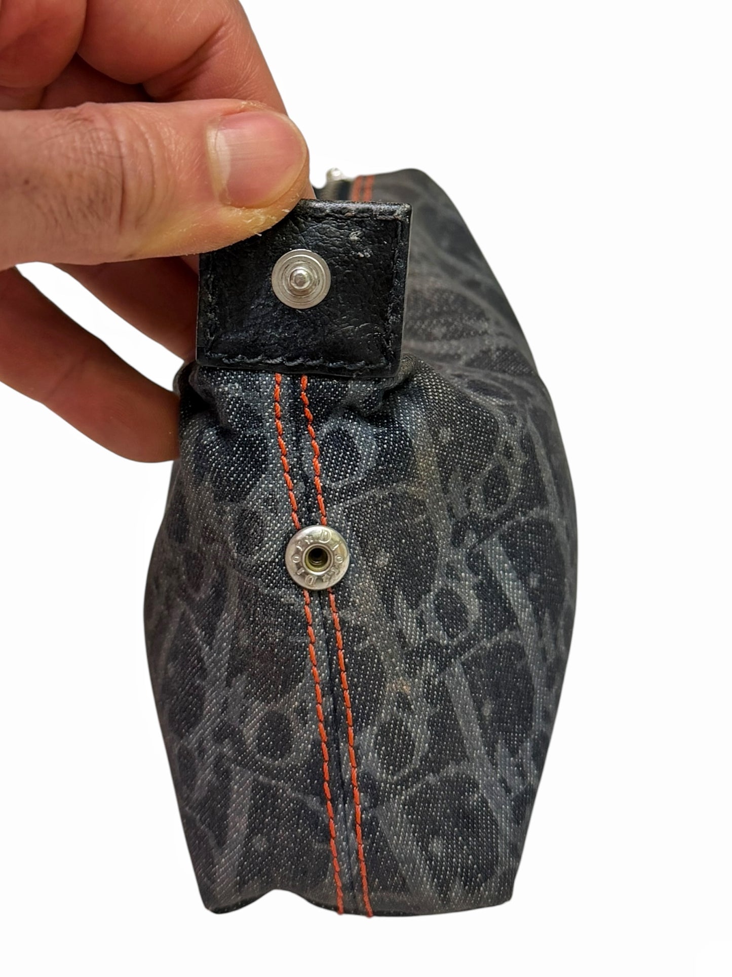 “Flight” Black Trotter Monogram Small Pouch