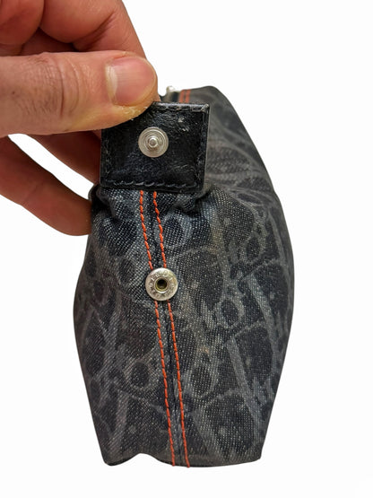 “Flight” Black Trotter Monogram Small Pouch