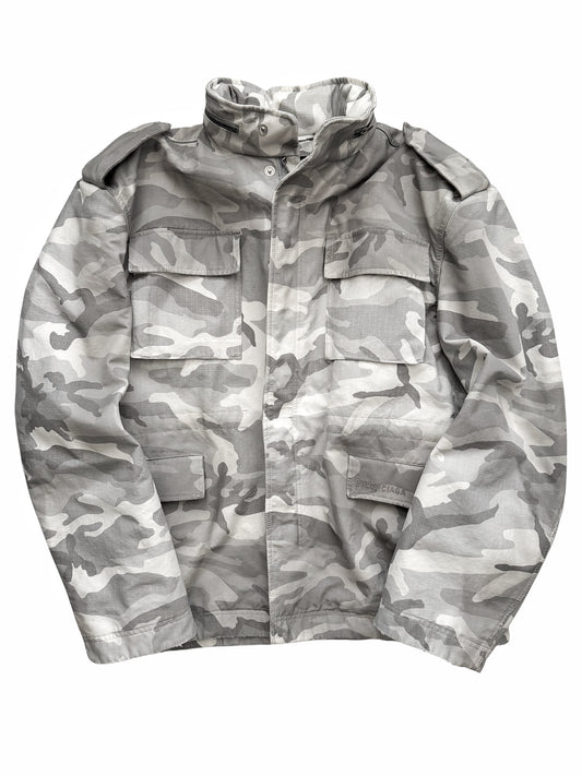 2024 Steroid Biker Camo Distressed Jacket